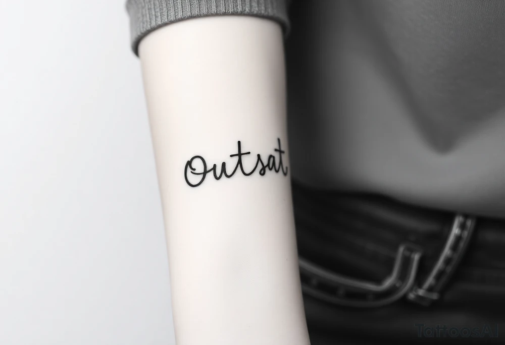 music group Outkast simple tattoos tattoo idea