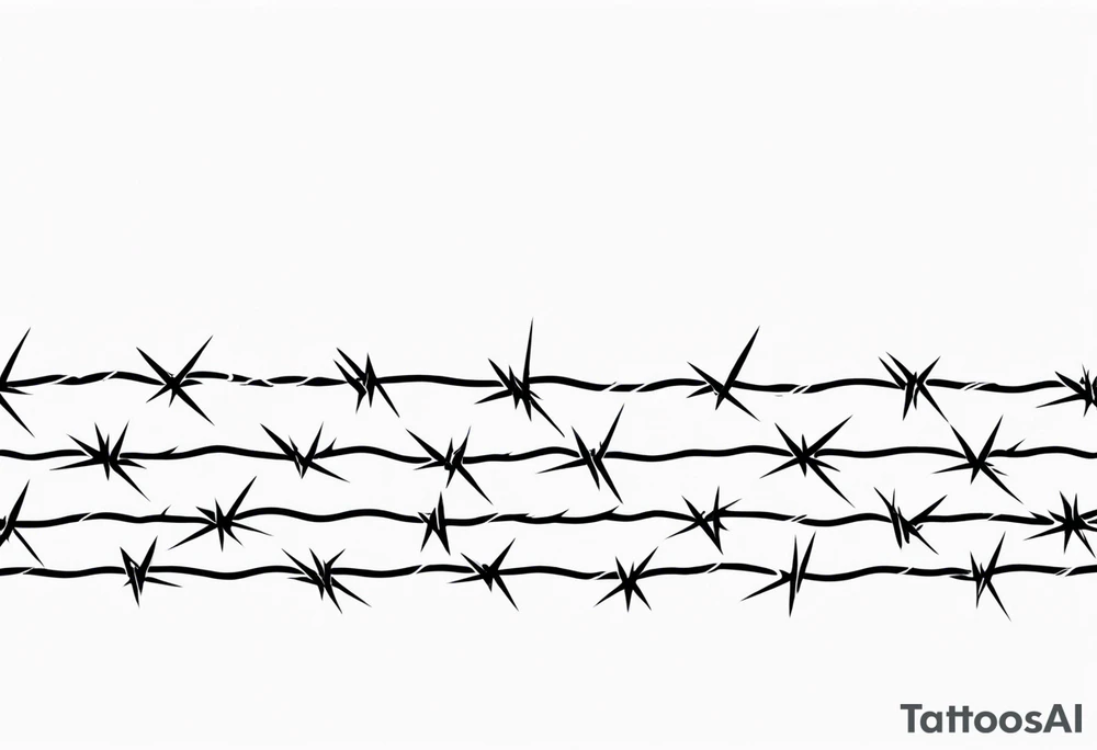 minimalist barbed wire starting from the shoulder to the arm like hardin from after had it tattoo idea