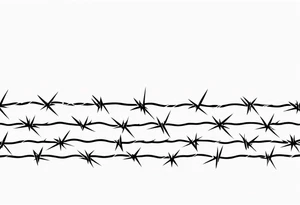 minimalist barbed wire starting from the shoulder to the arm like hardin from after had it tattoo idea