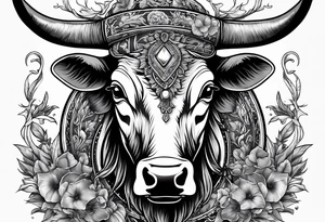 hunting and cows and bull skulls and fishing and love tattoo idea