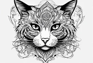 gato tattoo idea