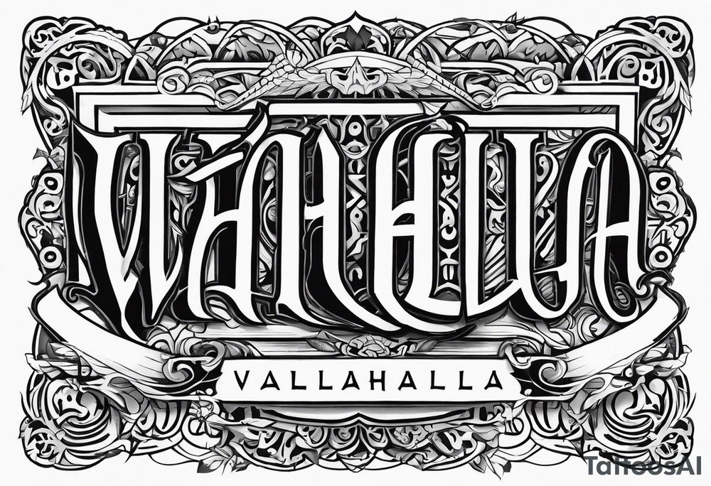 Valhalla tattoo idea