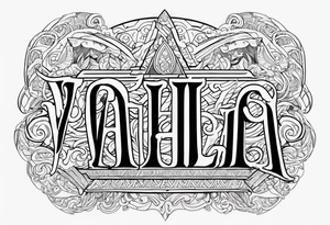 Valhalla gods tattoo idea