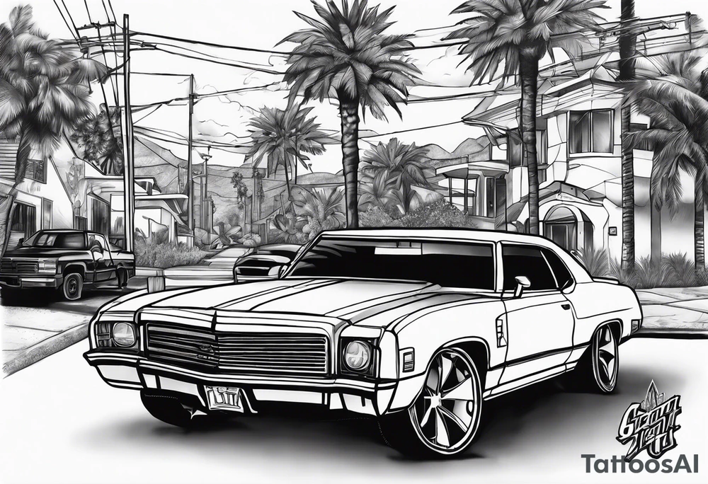 Grand theft auto sanandreas tattoo idea