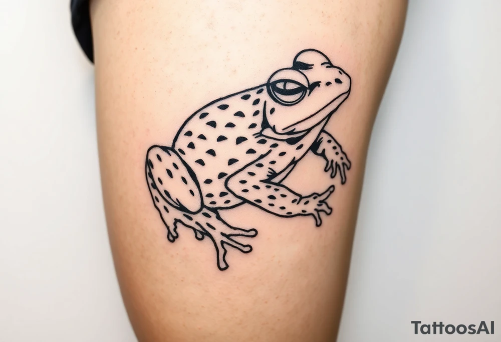 Toad sage japanese traditional tattoo idea