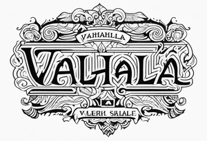 VALHALLA  poem tattoo idea
