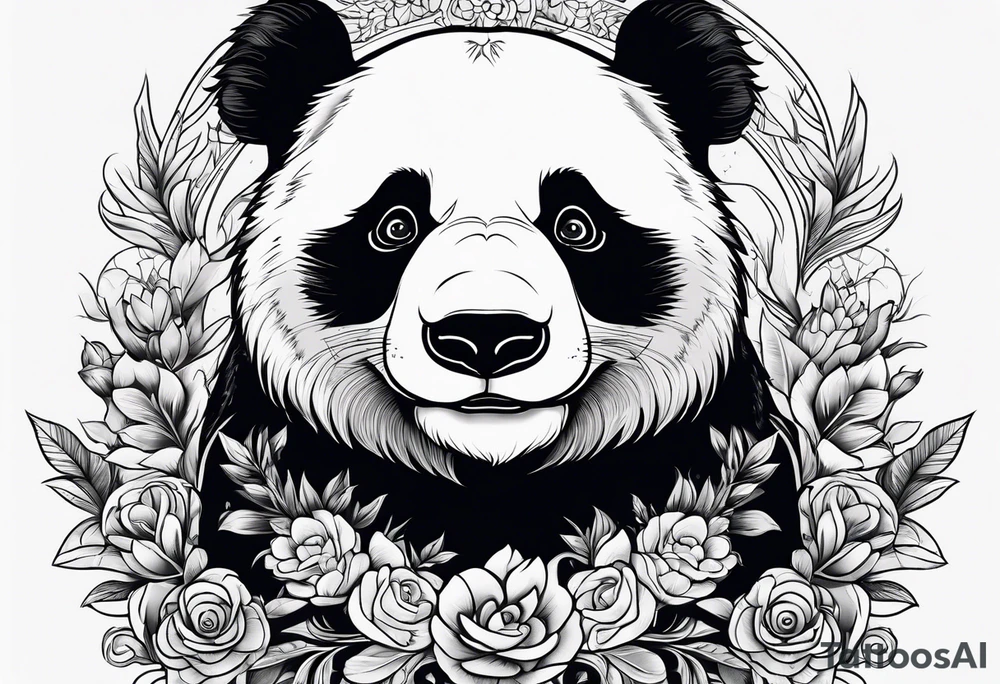 panda tattoo idea