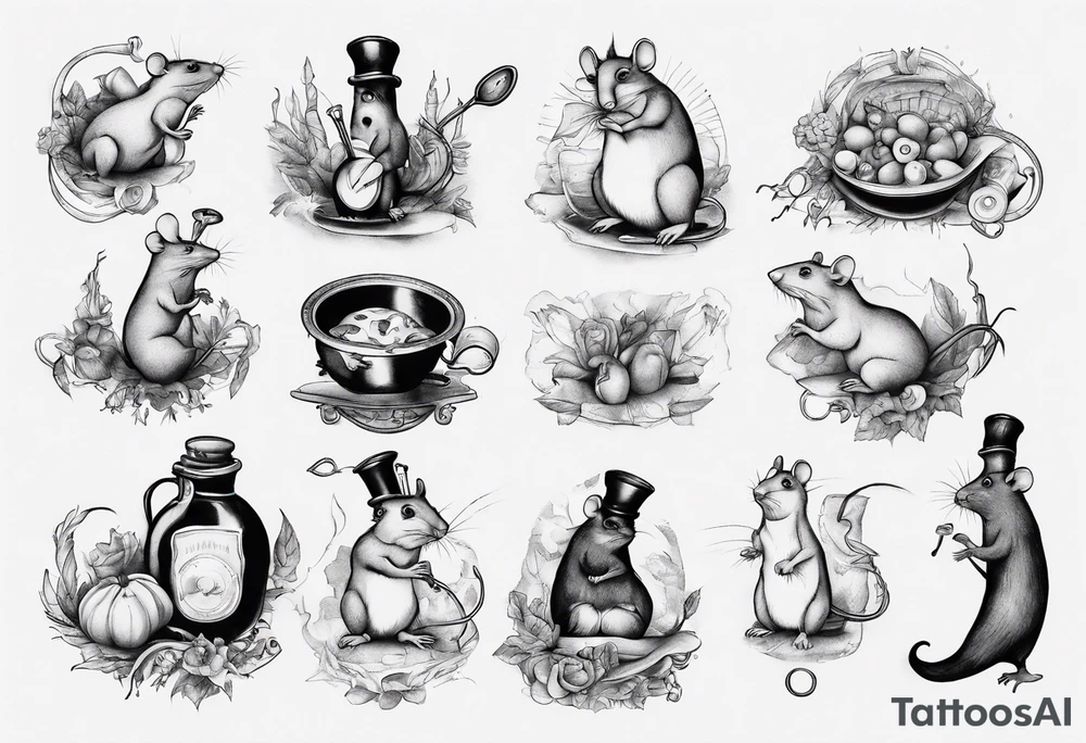 ratatouille tattoo idea