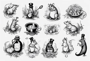 ratatouille tattoo idea