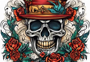 dead inside happy outside tattoo idea
