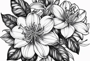 Honeysuckle tattoo idea