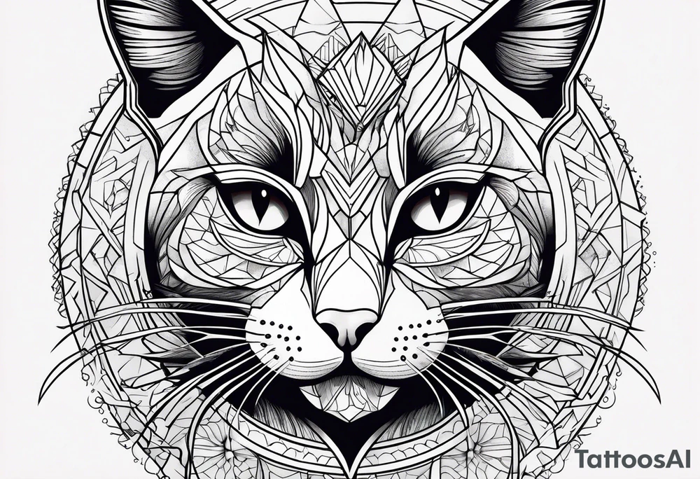 Black Cat tattoo idea