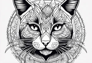 Black Cat tattoo idea