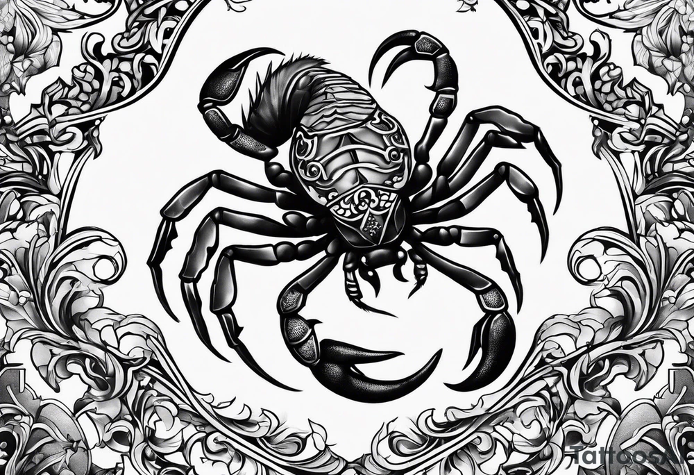 scorpio tattoo idea