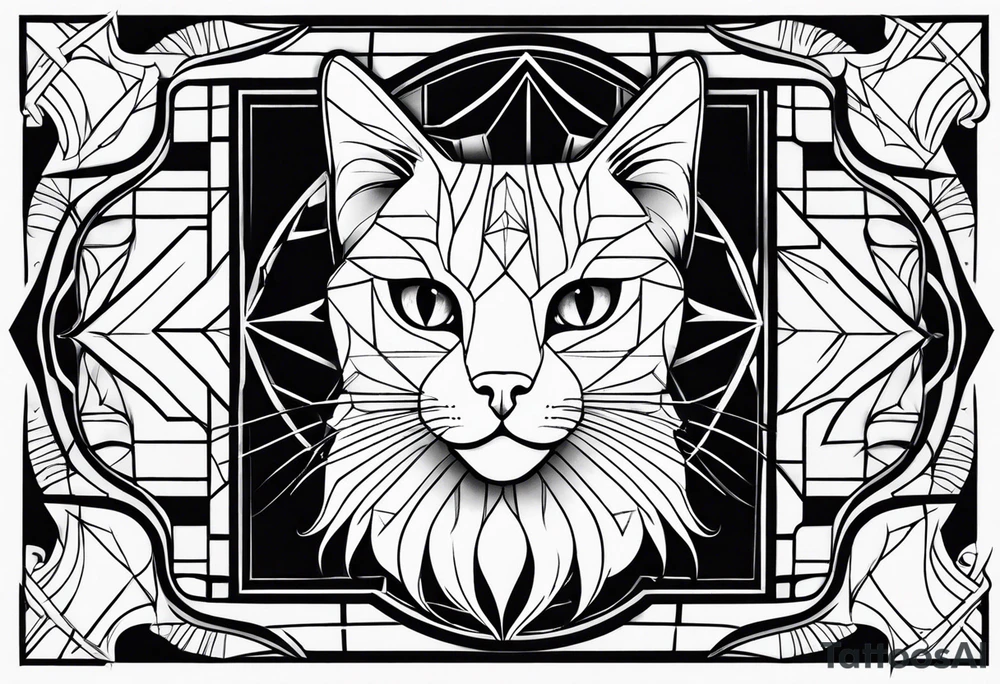 Black Cat tattoo idea