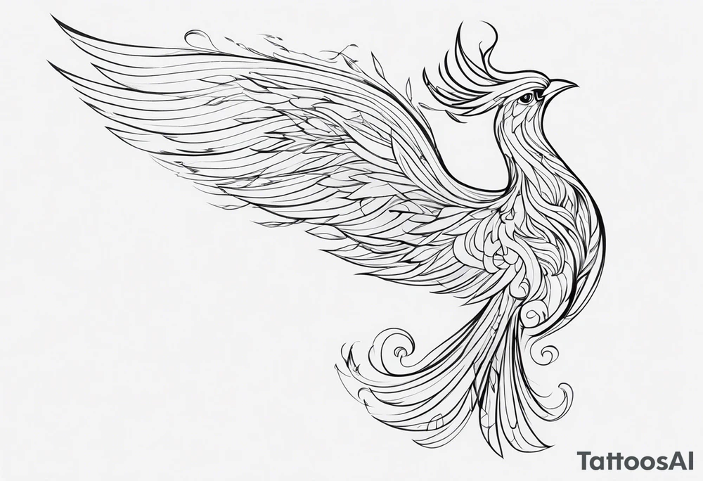 phoenix tattoo idea