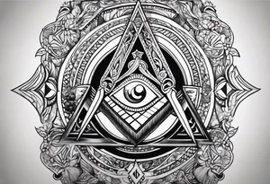 Masonic background tattoo tattoo idea