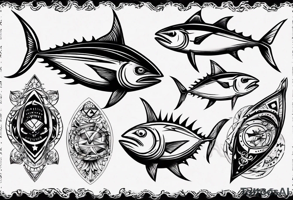tuna tattoo idea