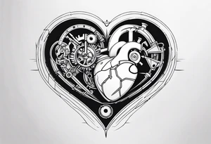 Mechanical Heart tattoo idea