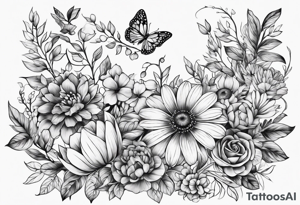 Secret garden tattoo idea