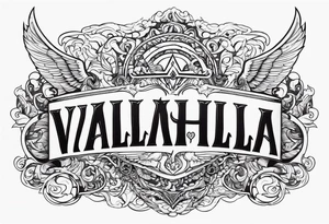 Valhalla heaven tattoo idea