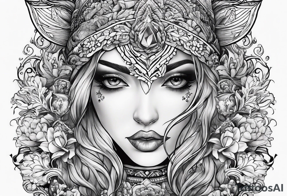 Serpend im meer tattoo idea