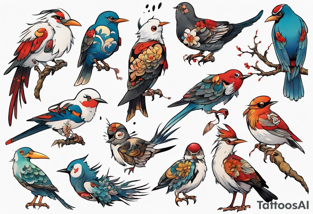 bird, cannot change tattoo idea