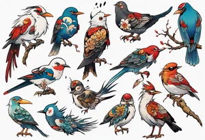 bird, cannot change tattoo idea