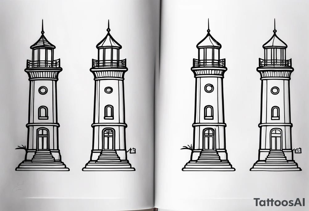 Leuchtturm Stacheldraht tattoo idea