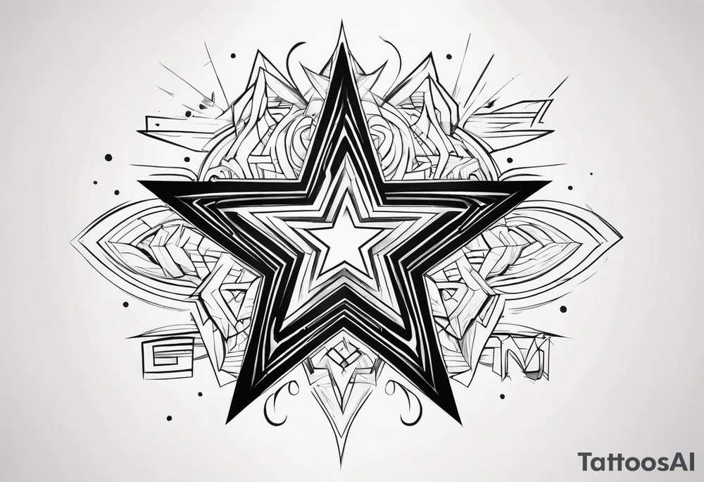 star tattoo idea
