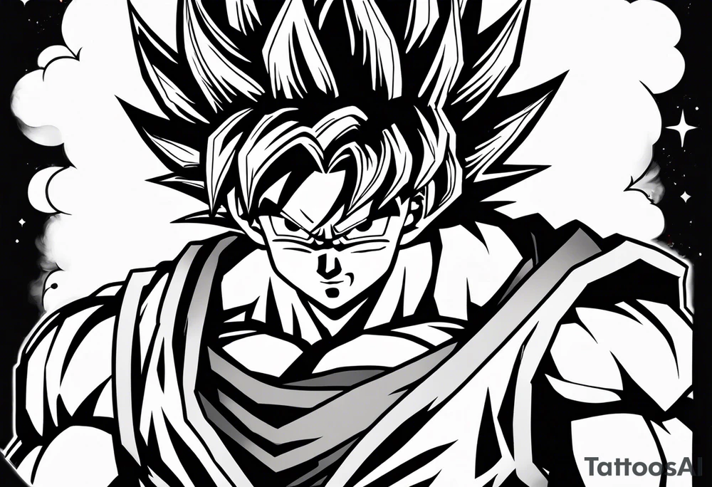 Goku z gohanem tattoo idea