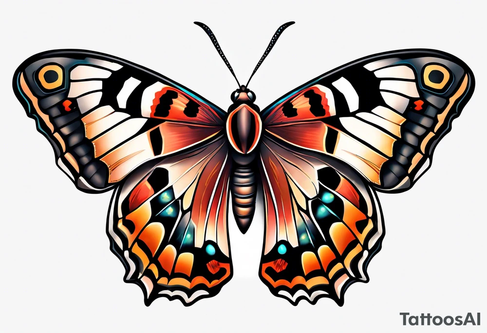 Cecropia moth tattoo idea