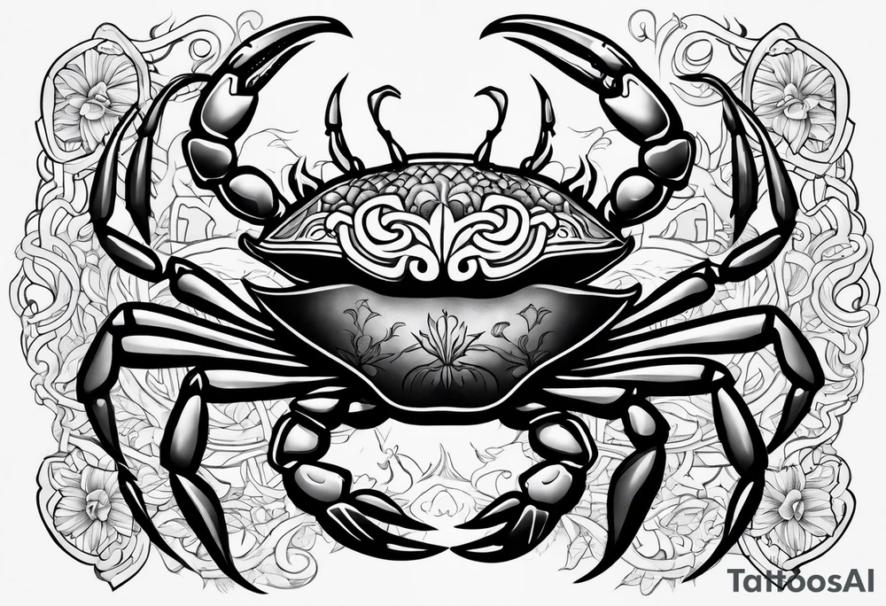 Crabs chicano tattoo idea