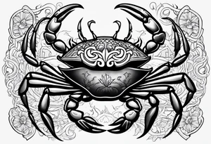 Crabs chicano tattoo idea