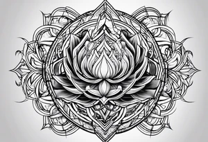 lightning like veins tattoo idea