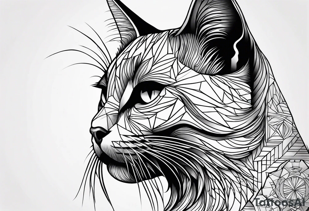 Black Cat tattoo idea