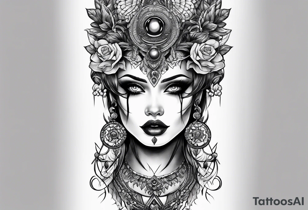 Horror tattoo idea