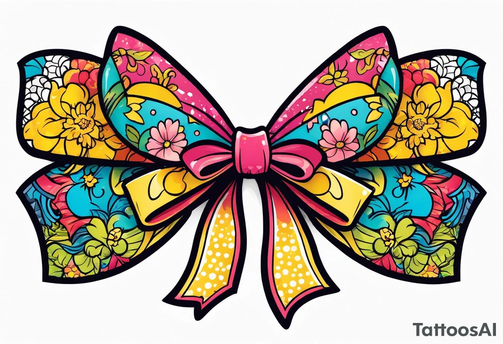 Lacey bows tattoo idea