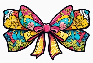 Lacey bows tattoo idea