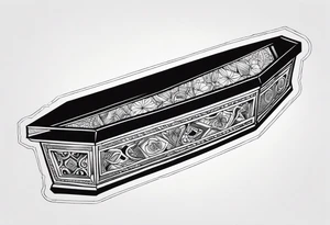 Coffin tattoo idea