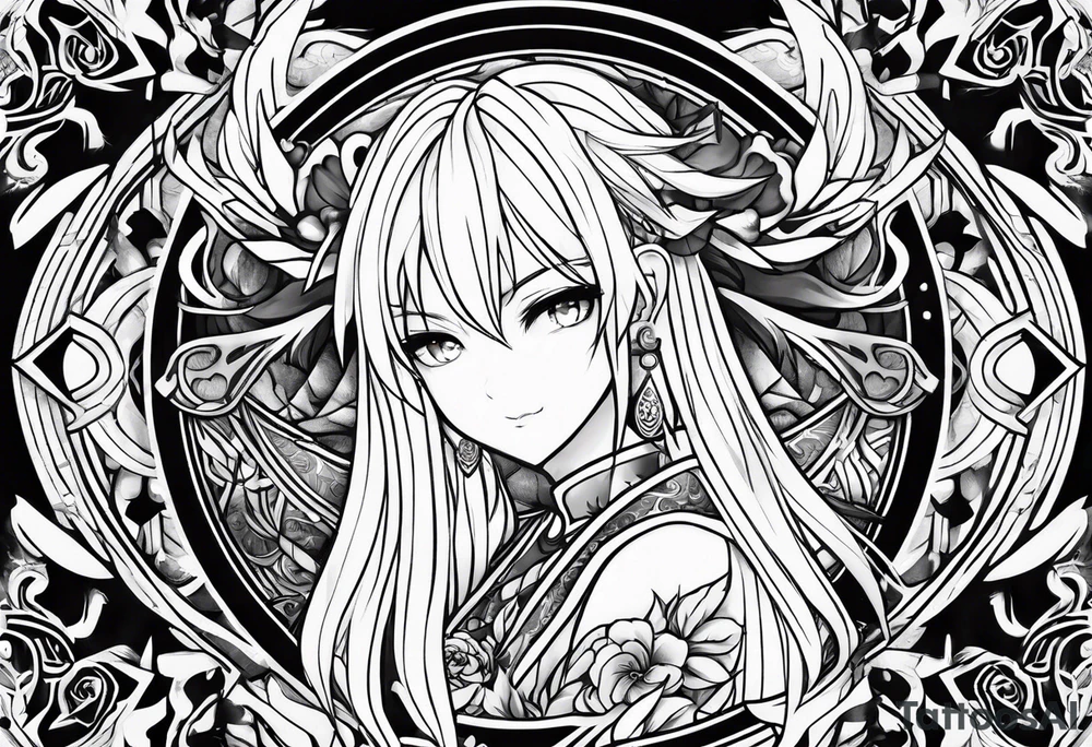 Anime symbol tattoo idea