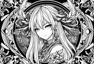 Anime symbol tattoo idea