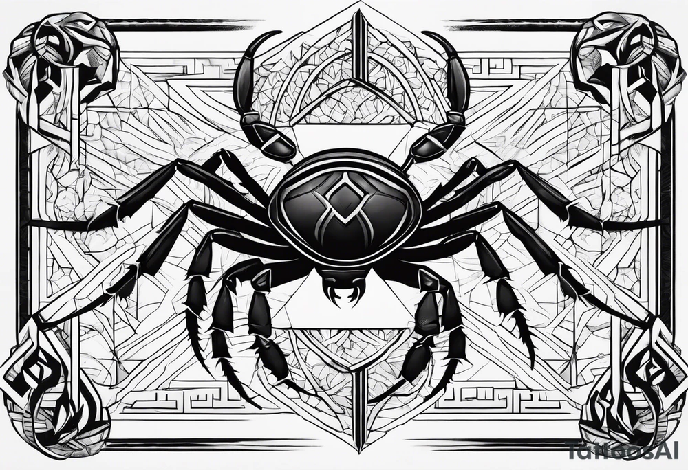 Luke 10:19 bible verse with a scorpion tattoo idea