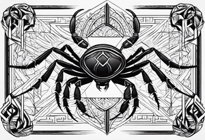 Luke 10:19 bible verse with a scorpion tattoo idea