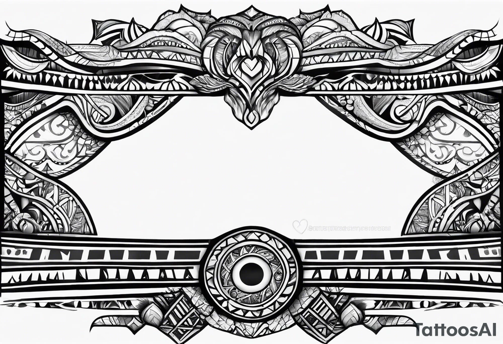 African forearm tattoo idea