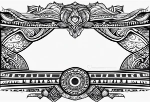 African forearm tattoo idea