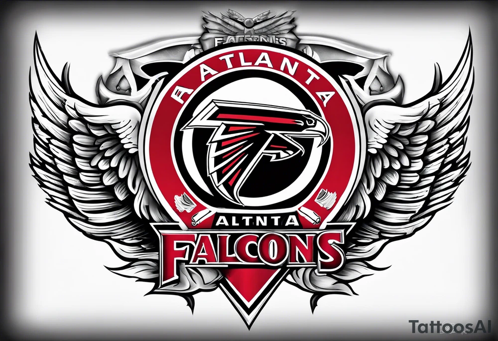 half sleeve with atlanta falcons, one piece, air force tattoo idea