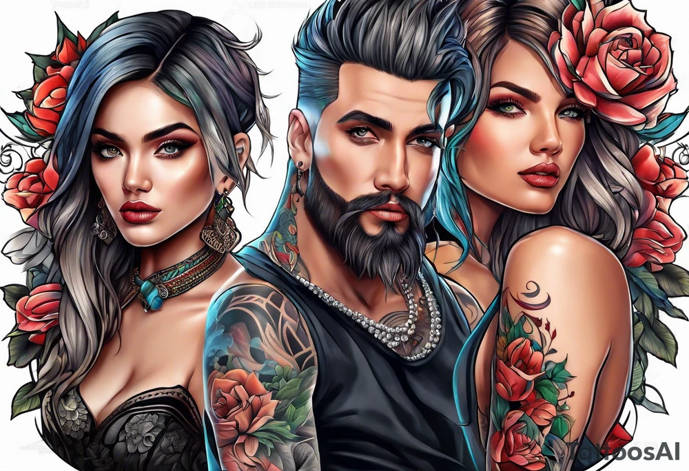 People tattoo idea