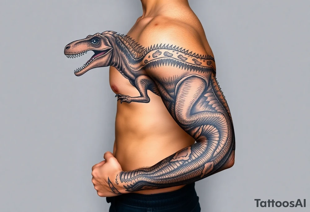 dinosaur tattoo idea