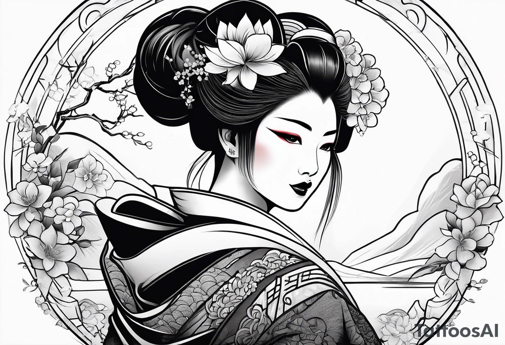 Geisha tattoo idea